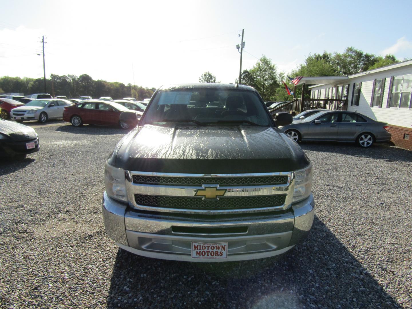 2013 Black /Black Chevrolet Silverado 1500 Work Truck 2WD (1GCNCPEX3DZ) with an 4.3L V6 OHV 12V engine, Automatic transmission, located at 15016 S Hwy 231, Midland City, AL, 36350, (334) 983-3001, 31.306210, -85.495277 - Photo#1